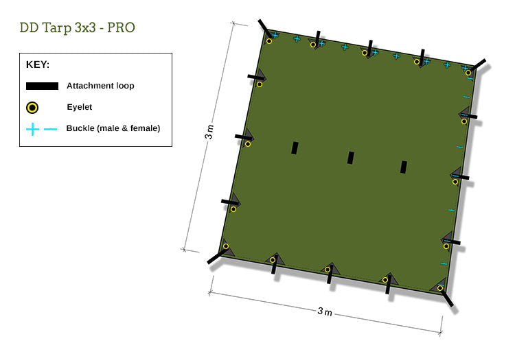 dd-tarp-3x3-pro-b-che-vert-olive-3x3m-imperm-able image 4