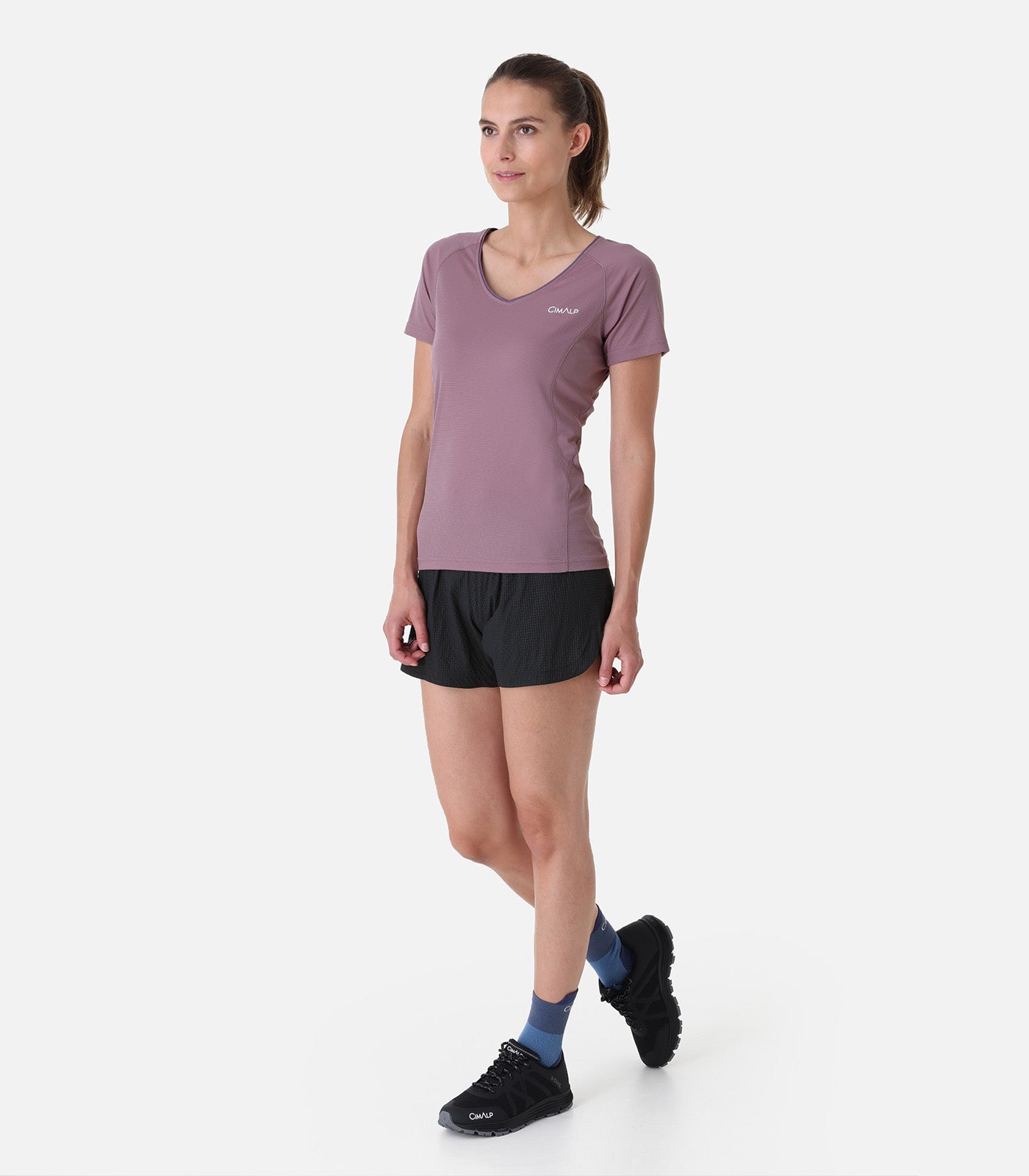 cimalp-boreon-2-f-t-shirt-trail-femme-vert-amande image 3
