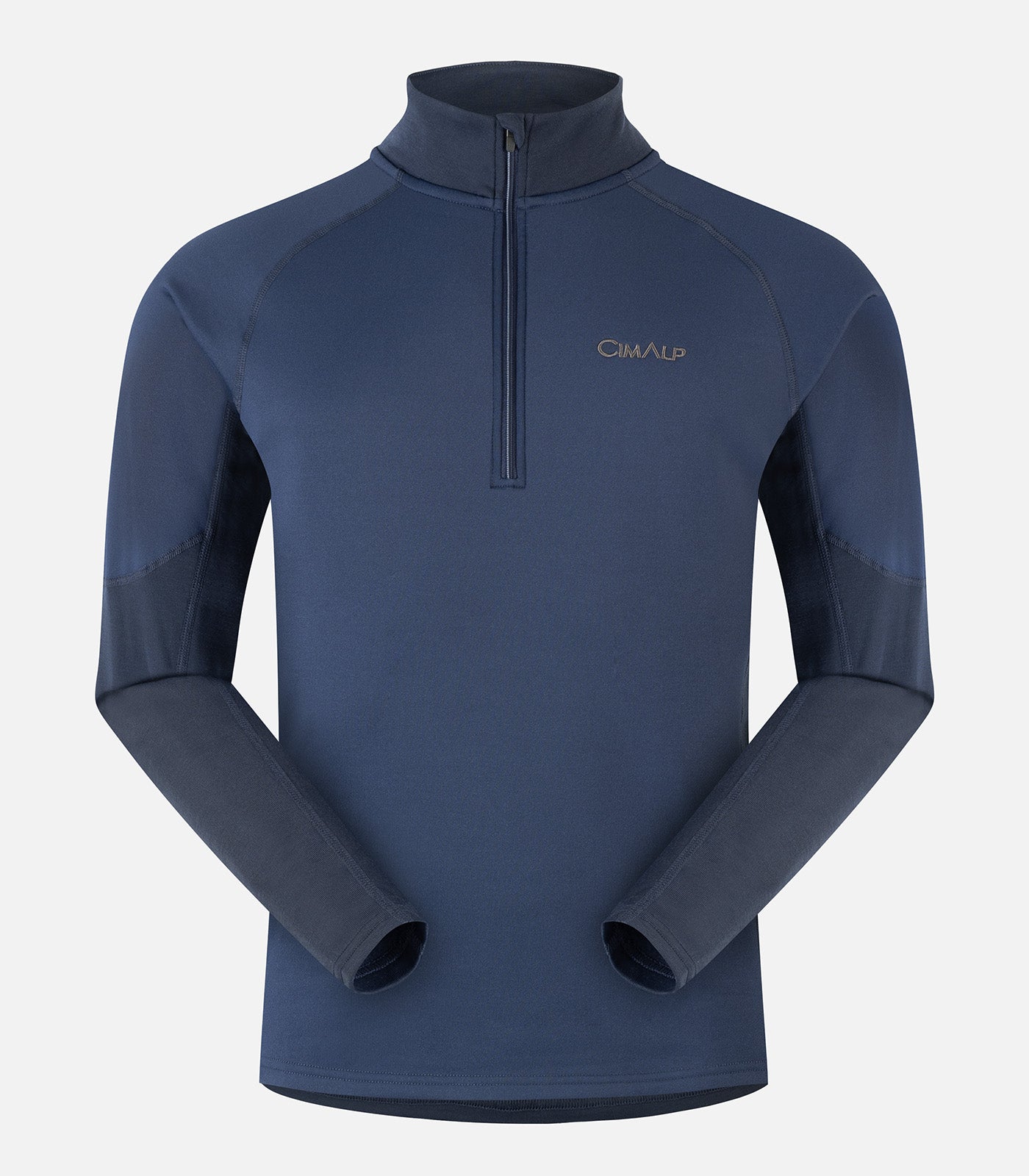 cimalp-x-warm-zip-5-h-sous-v-tement-thermique-homme-noir-chaud image 2