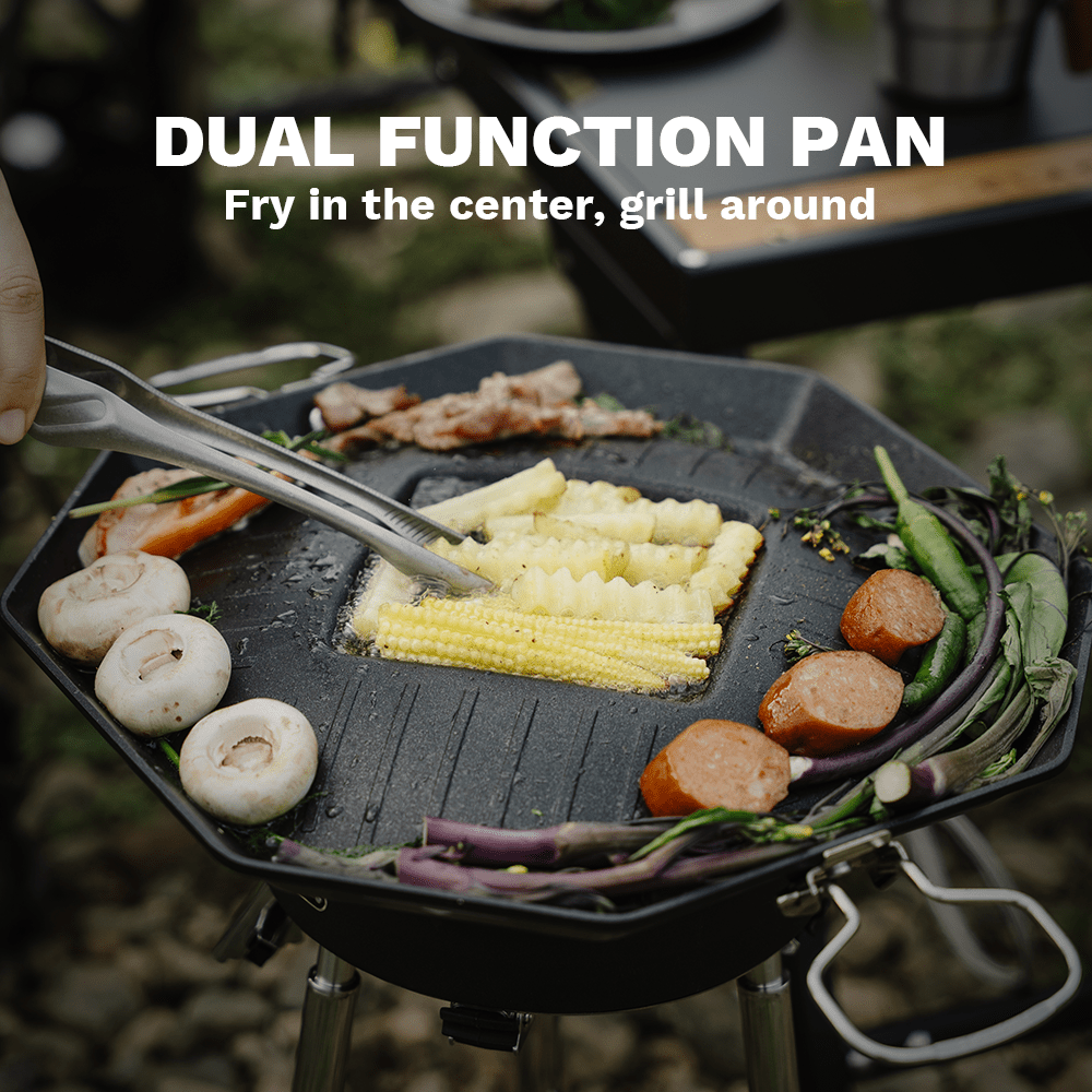 firemaple-sizzlepro-po-le-grill-camping-aluminium-double-zone image 4