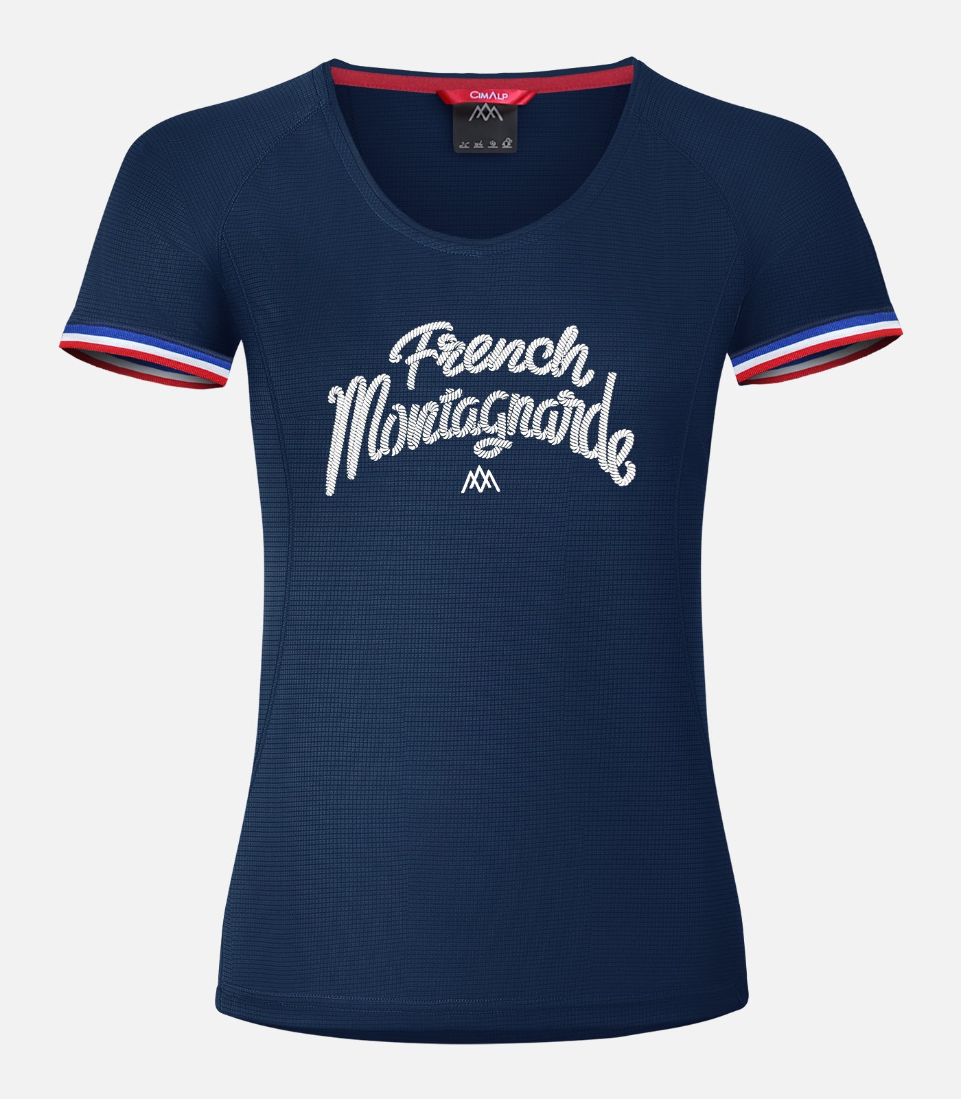 cimalp-la-fran-aise-t-shirt-trail-running-femme-l-ger-ciel image 3