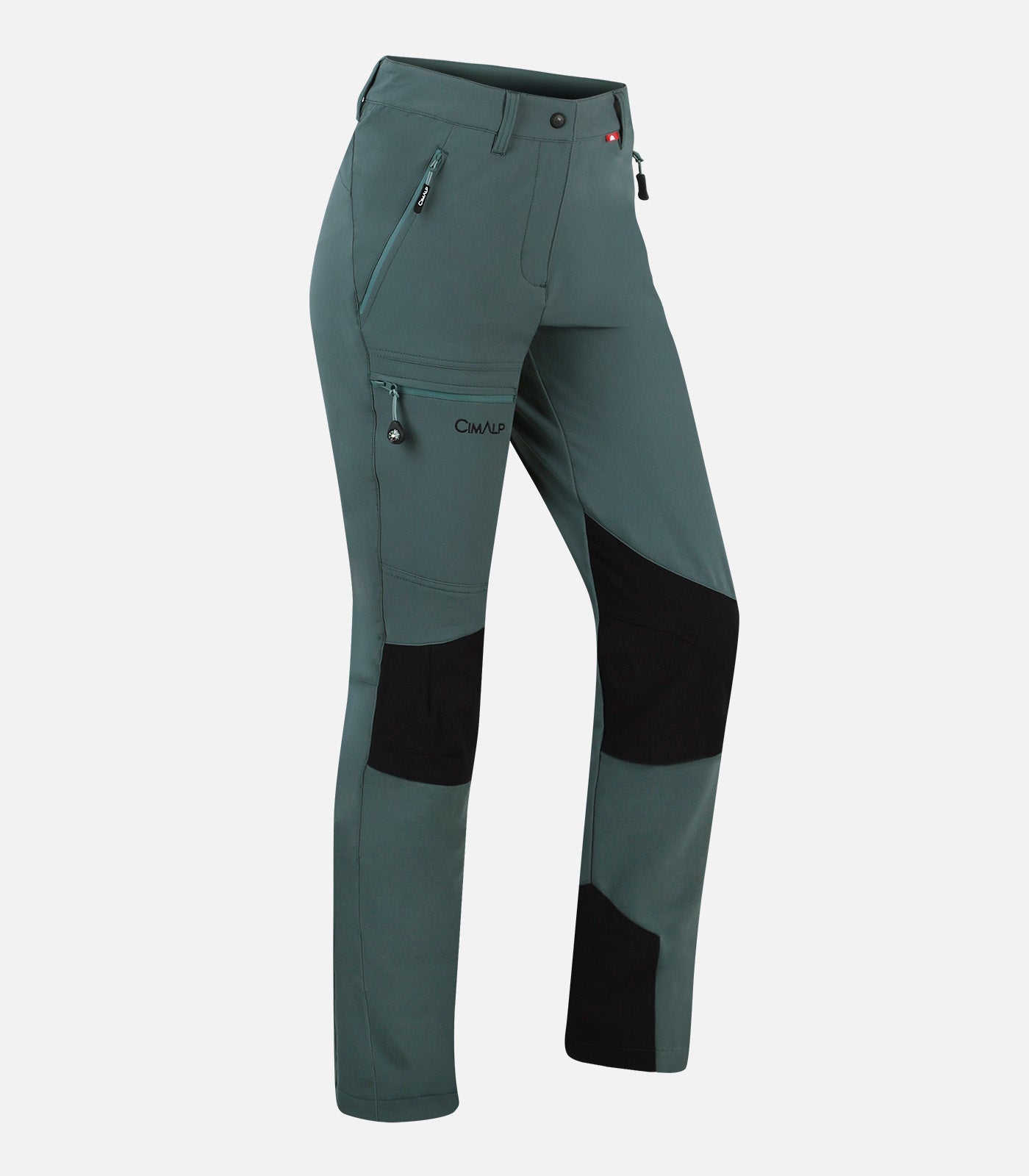 cimalp-explore-4-f-pantalon-rando-femme-kaki-renforts image 2