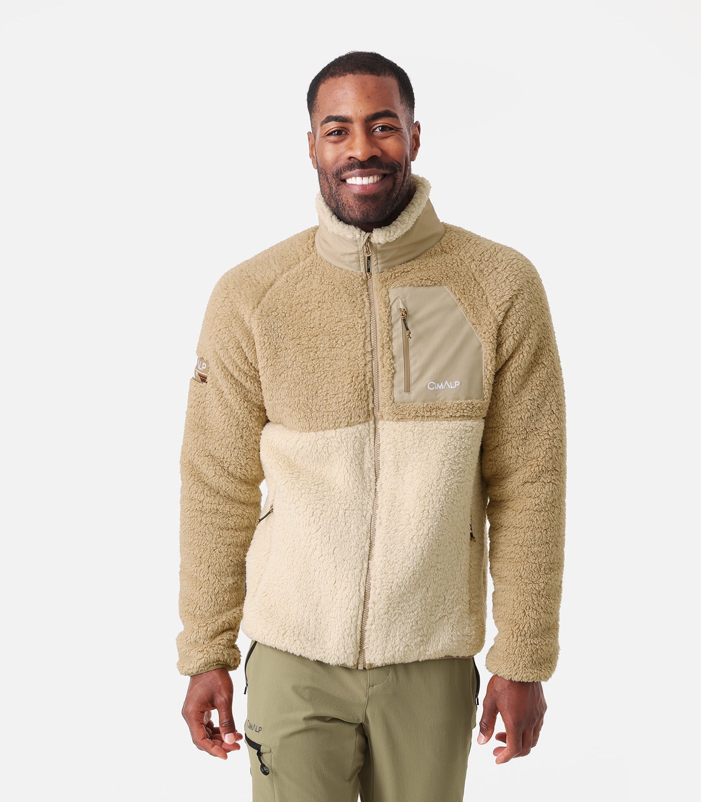 cimalp-refuge-2h-veste-polaire-homme-noir-poils-longs image 7