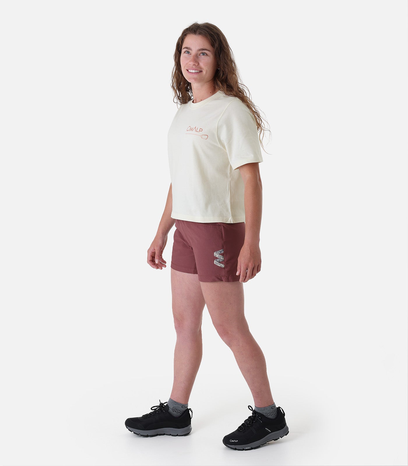 cimalp-rope-f-t-shirt-escalade-femme-beige-coton image 3