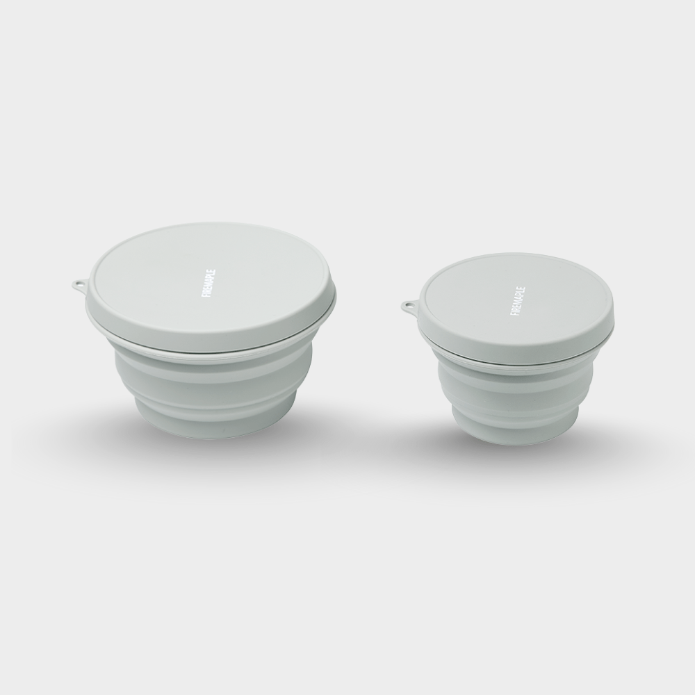 firemaple-bol-silicone-pliable-1000ml-avec-couvercle image 1