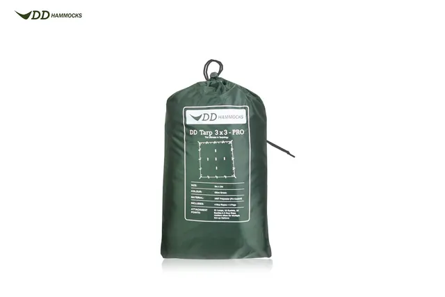 dd-tarp-3x3-pro-b-che-vert-olive-3x3m-imperm-able image 1