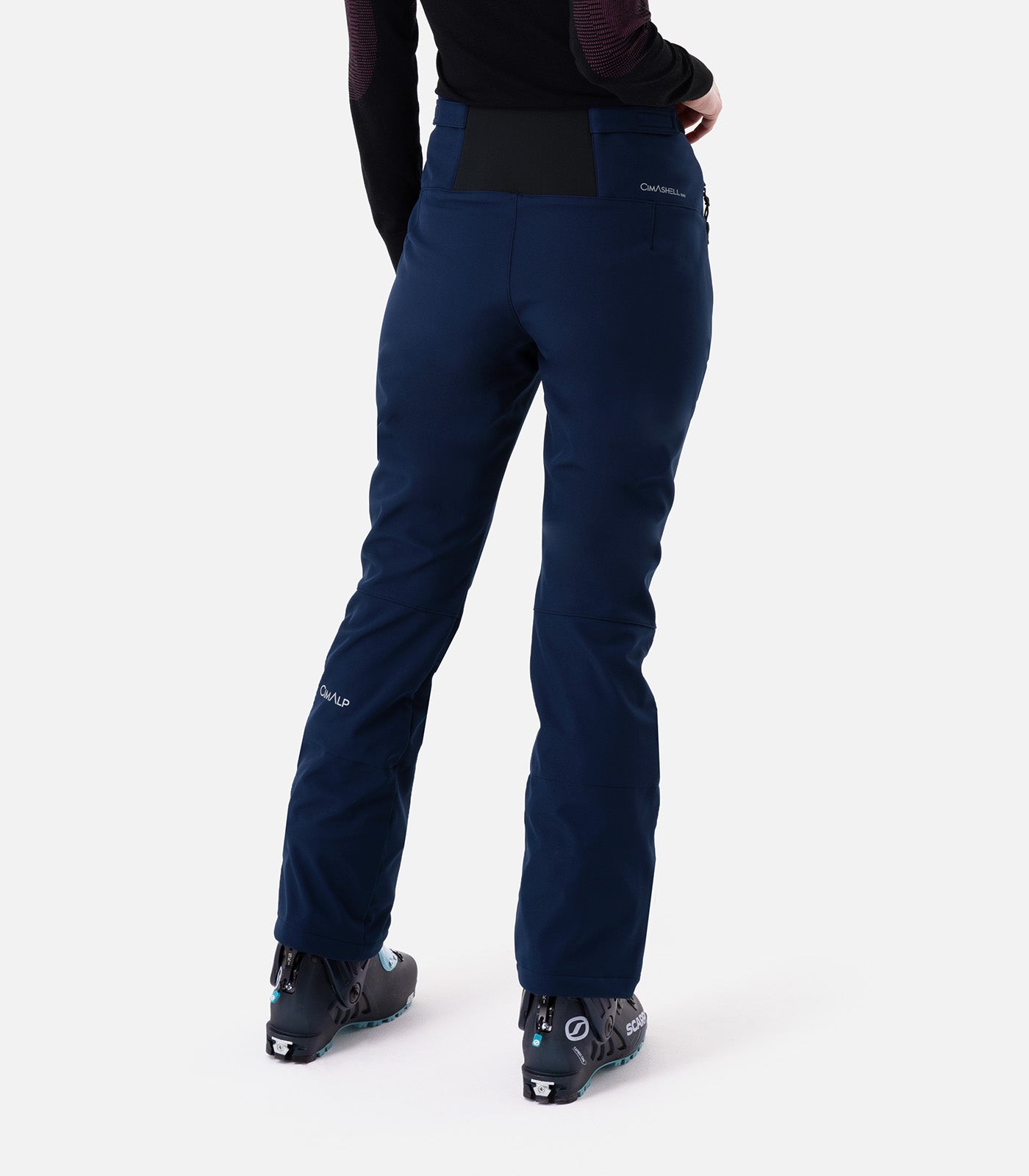 cimalp-snow-pant-court-5-f-pantalon-de-ski-femme-noir-court image 3