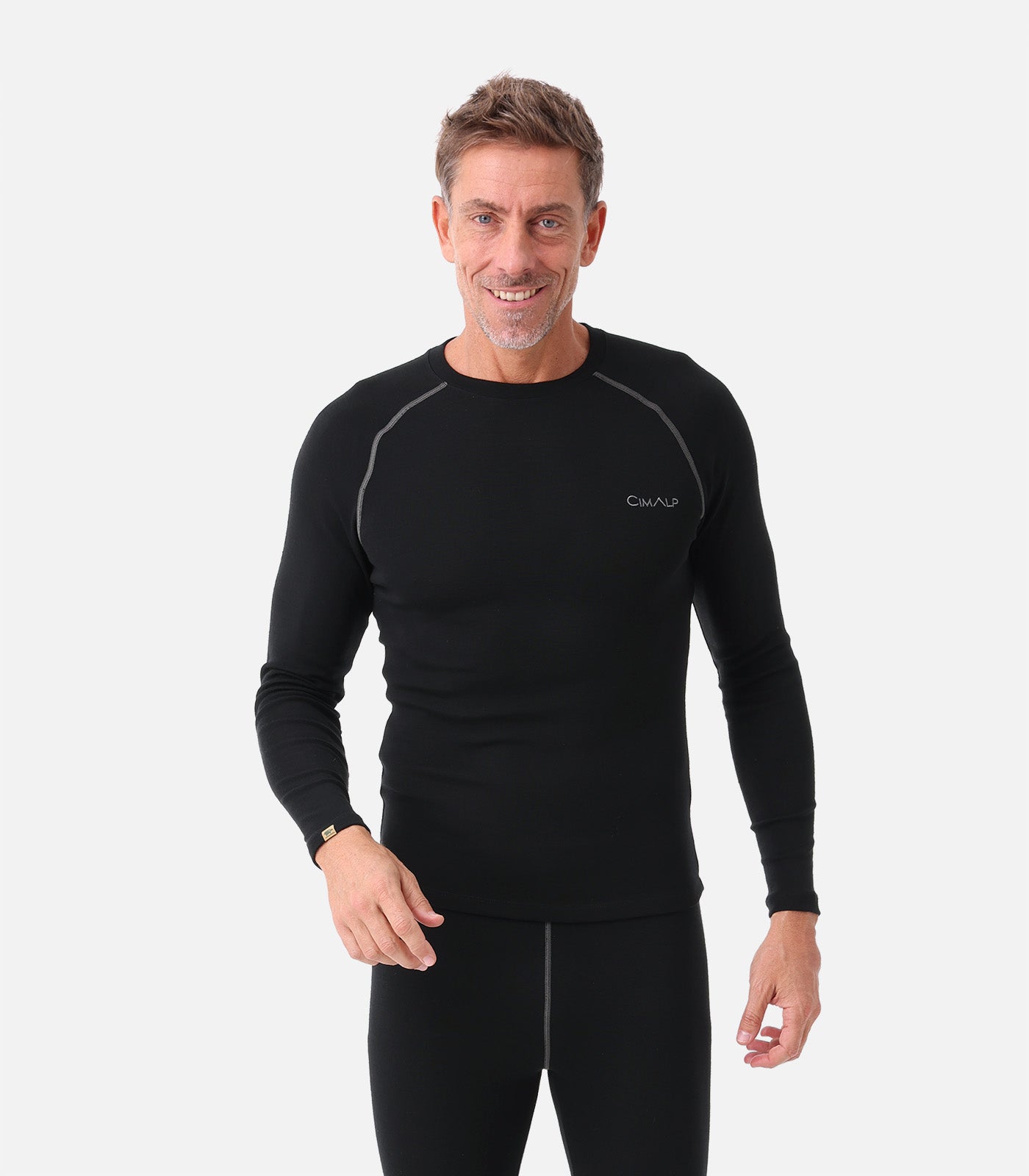 cimalp-wool-top-150-h-sous-v-tement-thermique-noir-laine-m-rinos image 6