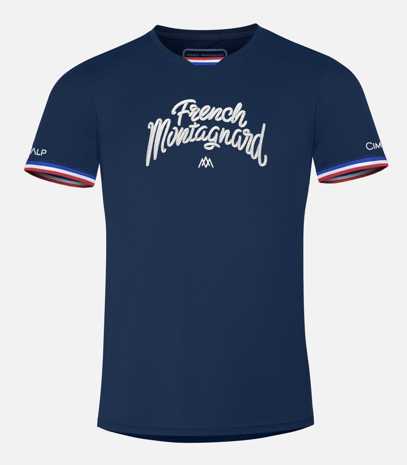 cimalp-french-montagnard-2-t-shirt-trail-homme-bleu-respirant image 2