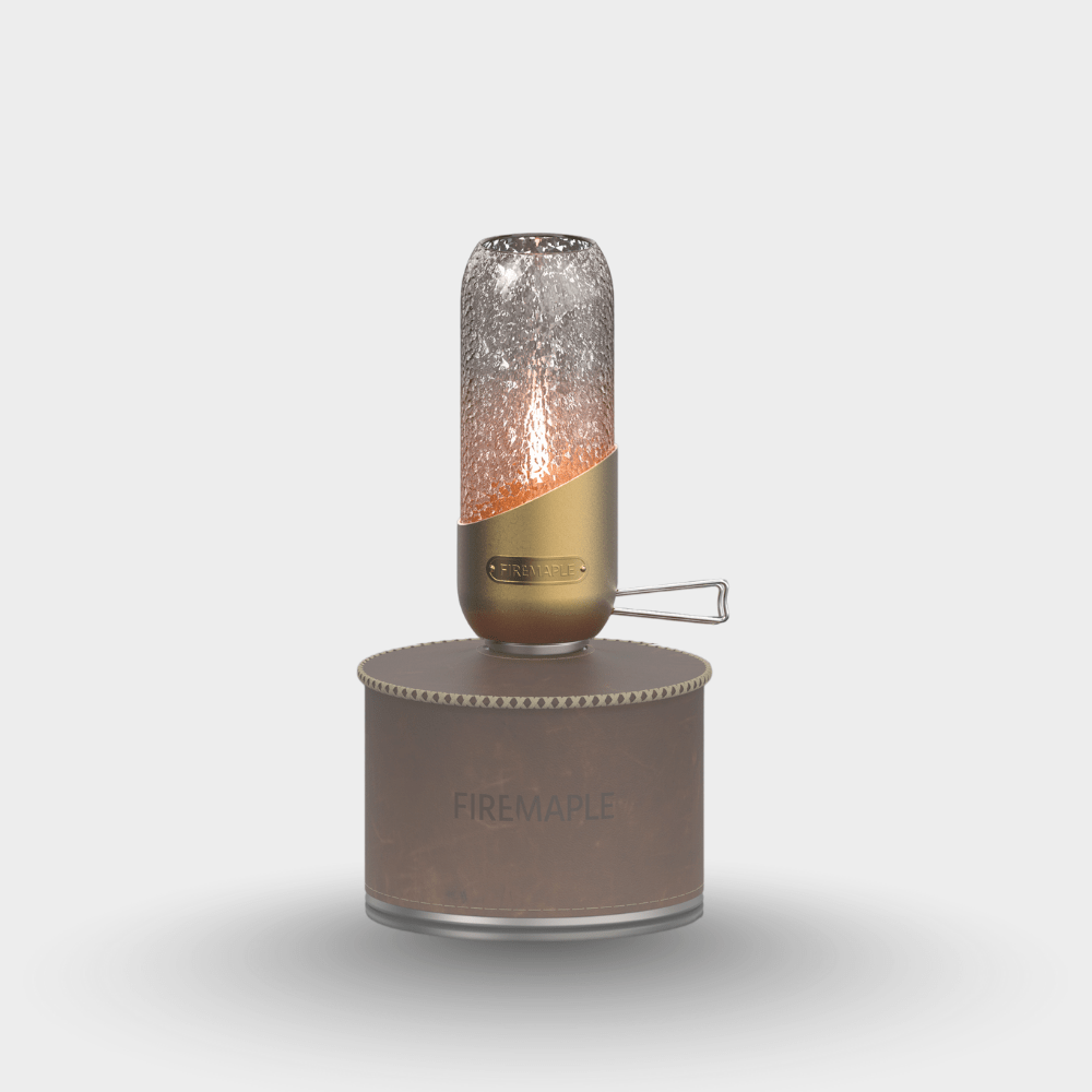firemaple-vintage-lanterne-gaz-cuivre-orange-ripple image 1