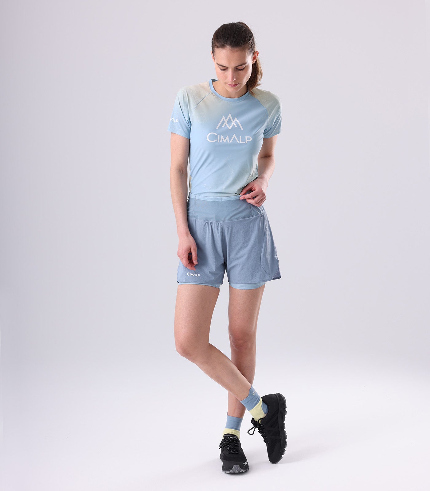cimalp-restonica-2-f-team-short-trail-femme-bleu-gris image 1