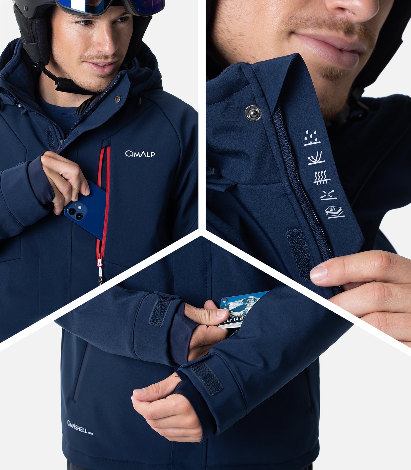 cimalp-vosges-h-veste-ski-homme-noir-polaire-chaude image 6