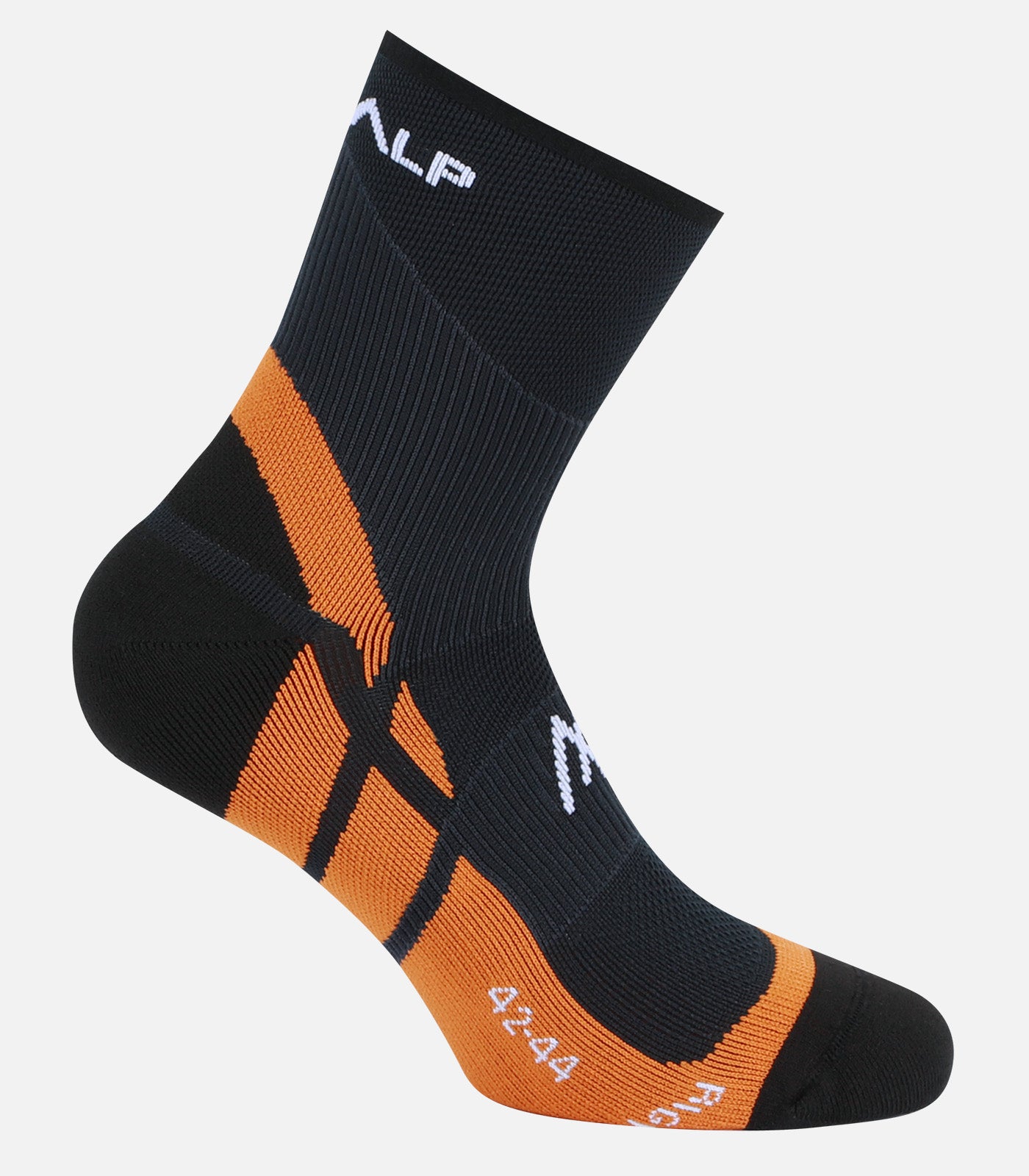 cimalp-trail-mid-chaussettes-trail-noir-orange-39-41 image 8