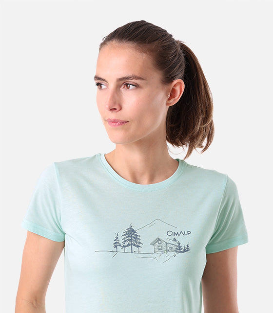 cimalp-shelter-t-shirt-randonn-e-femme-vert-anti-odeurs image 4