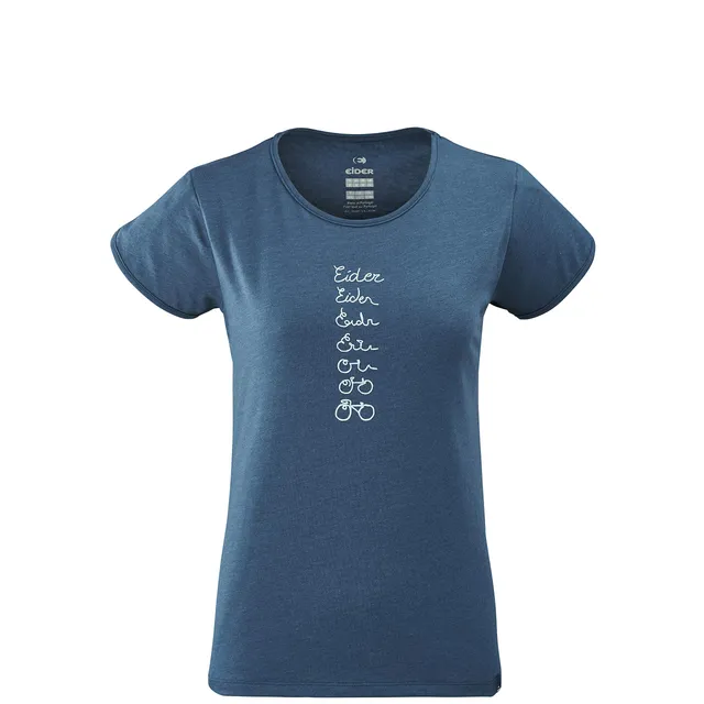 eider-odaiba-tee-2-0-t-shirt-femme-gris-imprim image 1