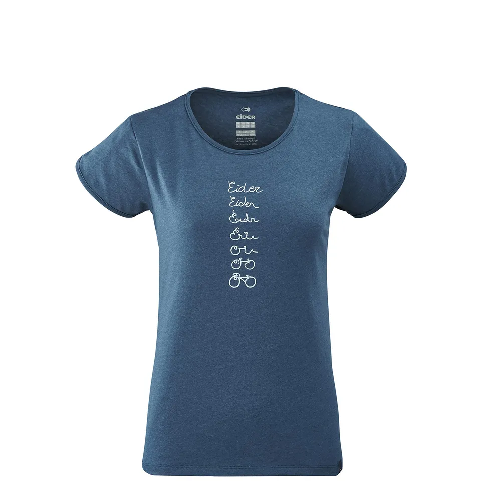 eider-odaiba-tee-2-0-t-shirt-femme-gris-imprim image 1
