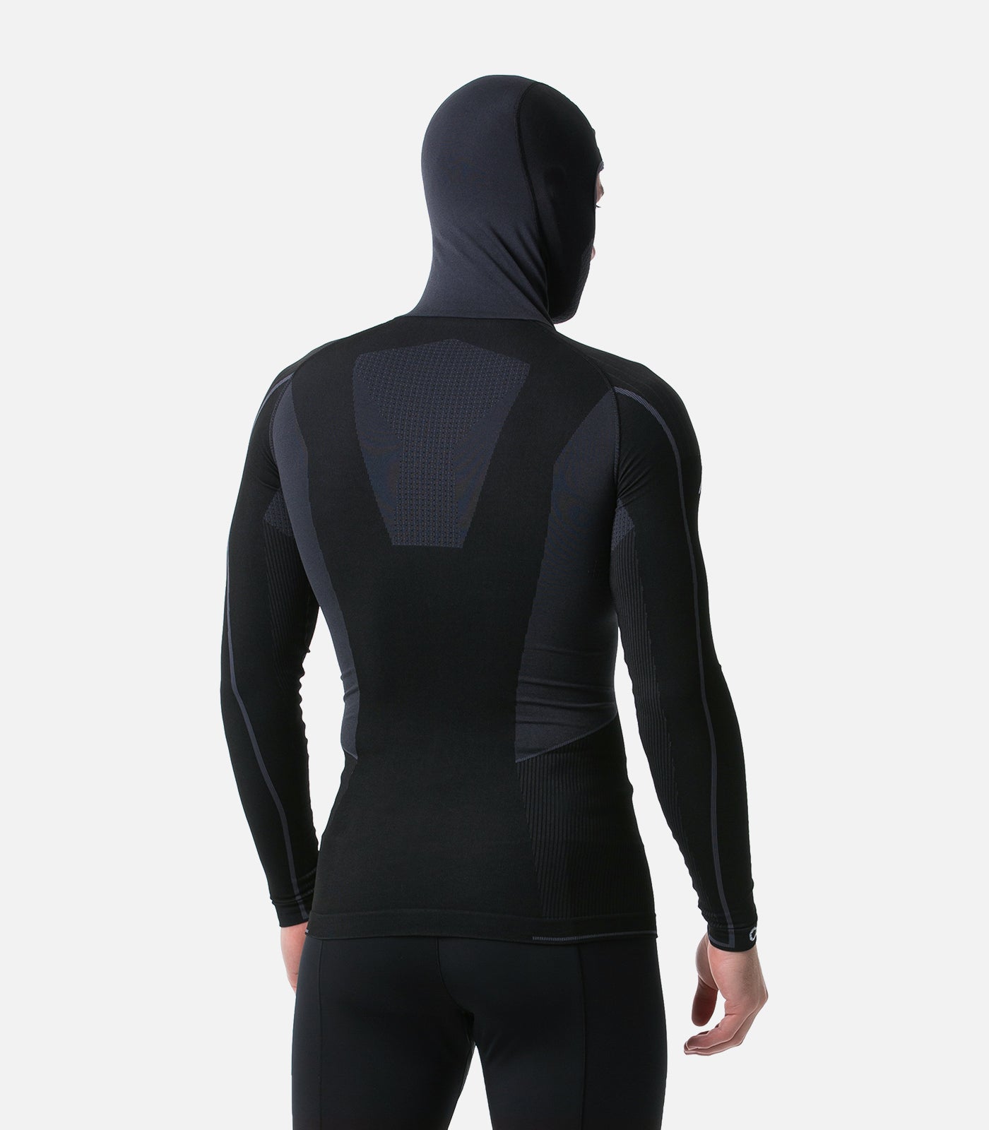 cimalp-seamless-hoodie-top-sous-v-tement-homme-noir-capuche image 4