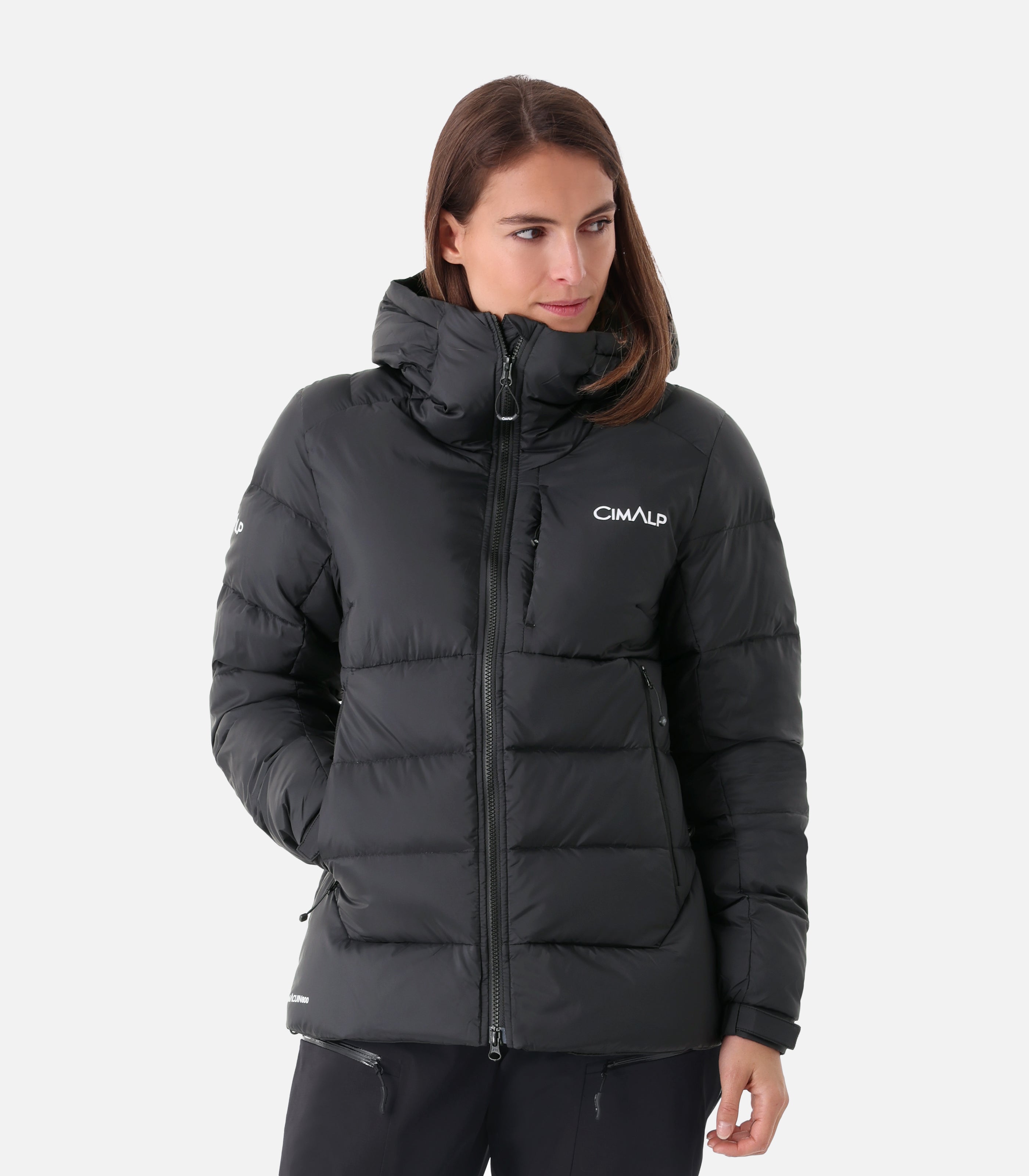 cimalp-khumbu-f-doudoune-femme-noir-m-plumes-chaud image 1