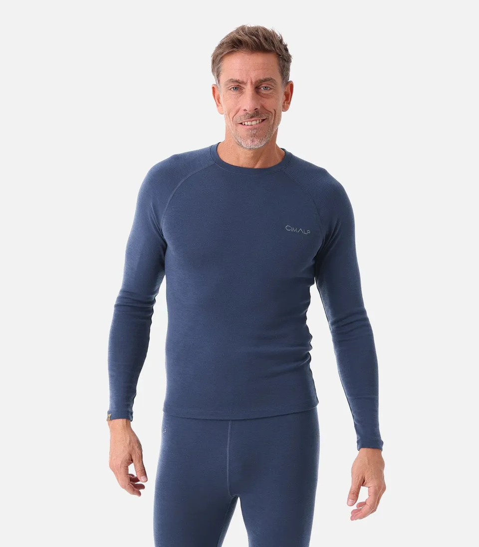 cimalp-wool-top-150-h-sous-v-tement-thermique-noir-laine-m-rinos image 1