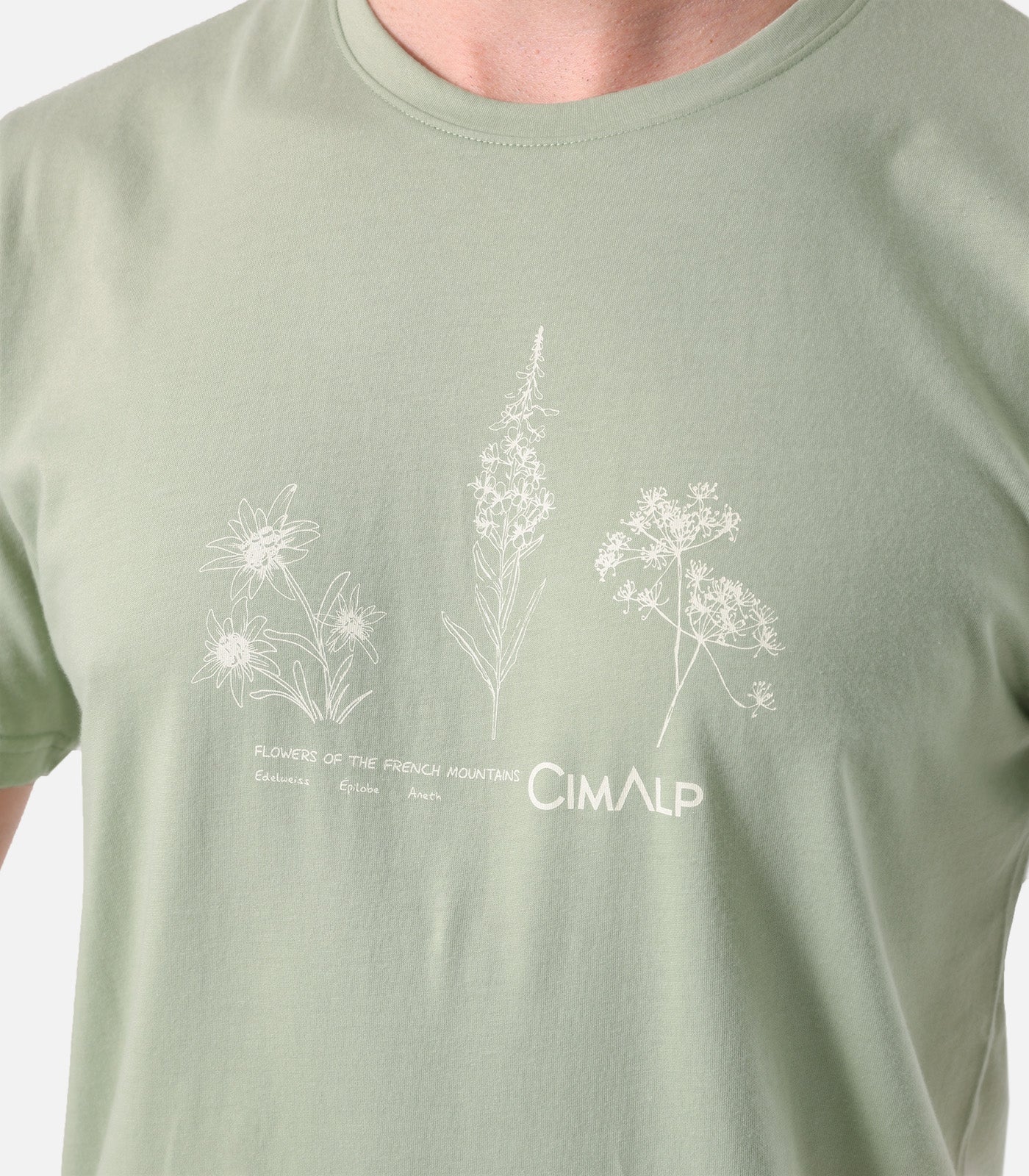 cimalp-herbier-h-t-shirt-randonn-e-homme-kaki-anti-odeur image 4