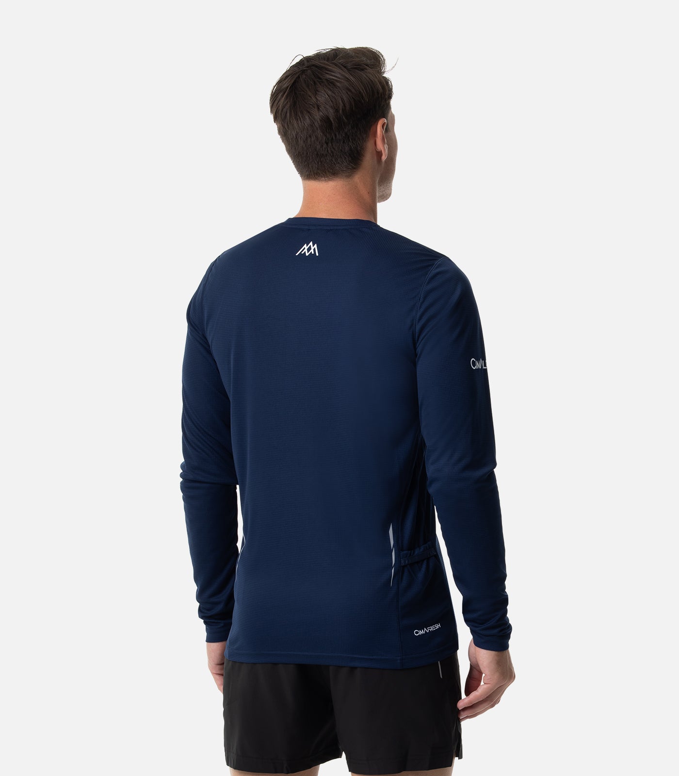 cimalp-french-montagnard-ls-h-t-shirt-trail-marine-manches-longues image 4