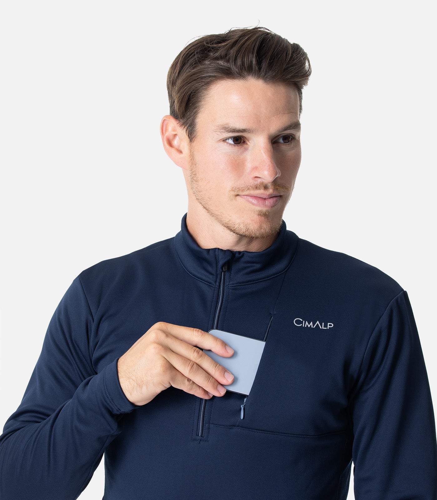 cimalp-verdon-h-polaire-homme-marine-l-g-re-305g image 6