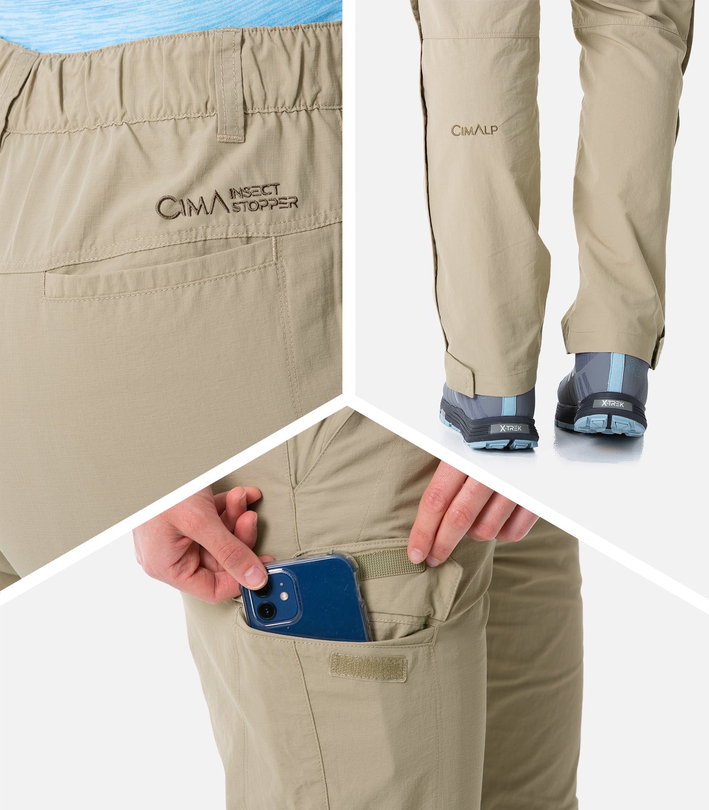 cimalp-johannesbourg-court-3-f-pantalon-convertible-beige image 7