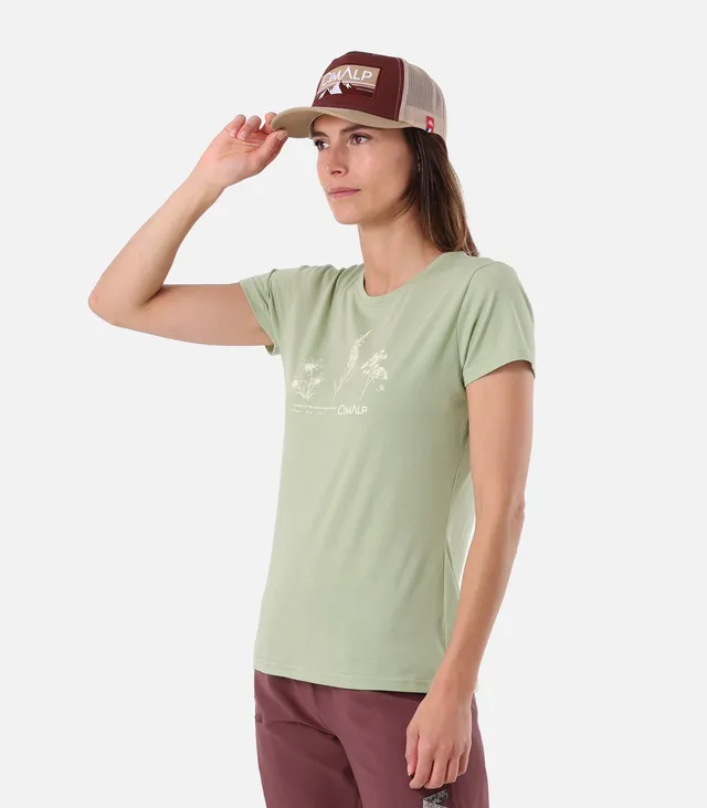 cimalp-herbier-f-t-shirt-randonn-e-kaki-anti-odeur-upf30 image 1