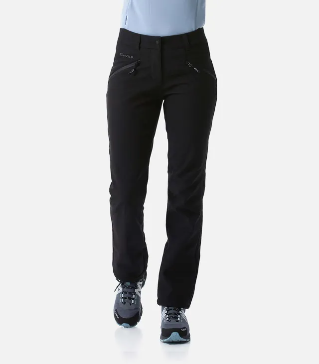 cimalp-quebec-court-2-f-pantalon-softshell-femme-noir-chaud image 1