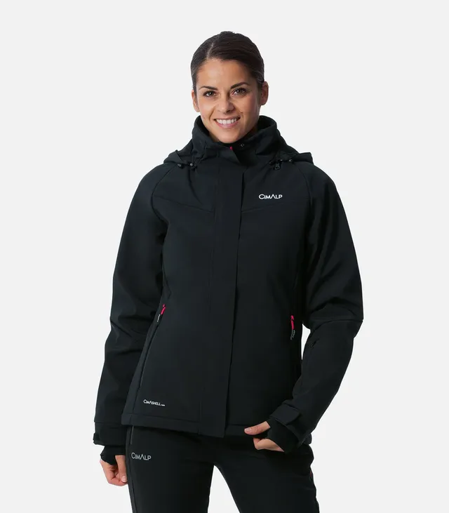 cimalp-gervais-f-veste-ski-femme-bordeaux-polaire image 1