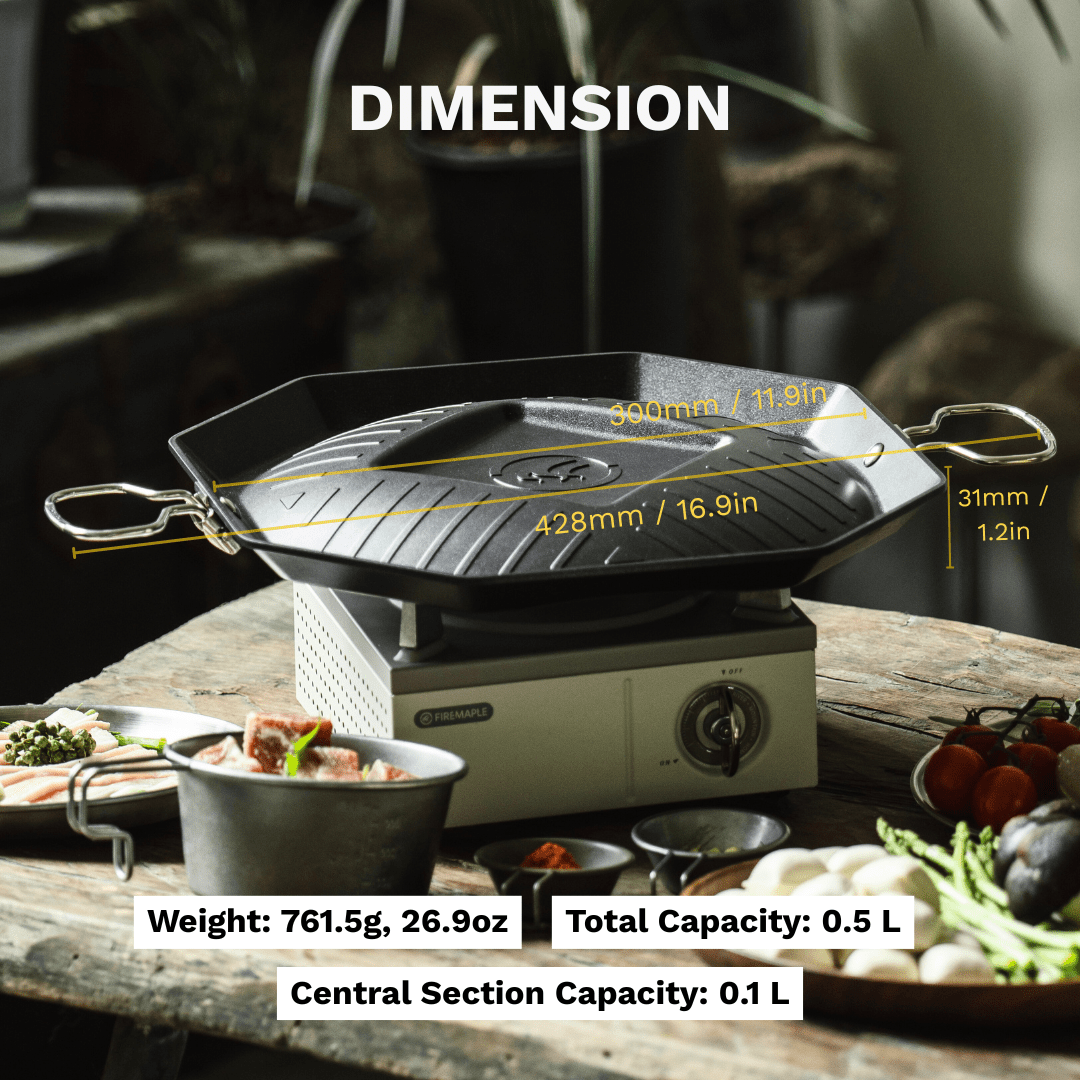 firemaple-sizzlepro-po-le-grill-camping-aluminium-double-zone image 8