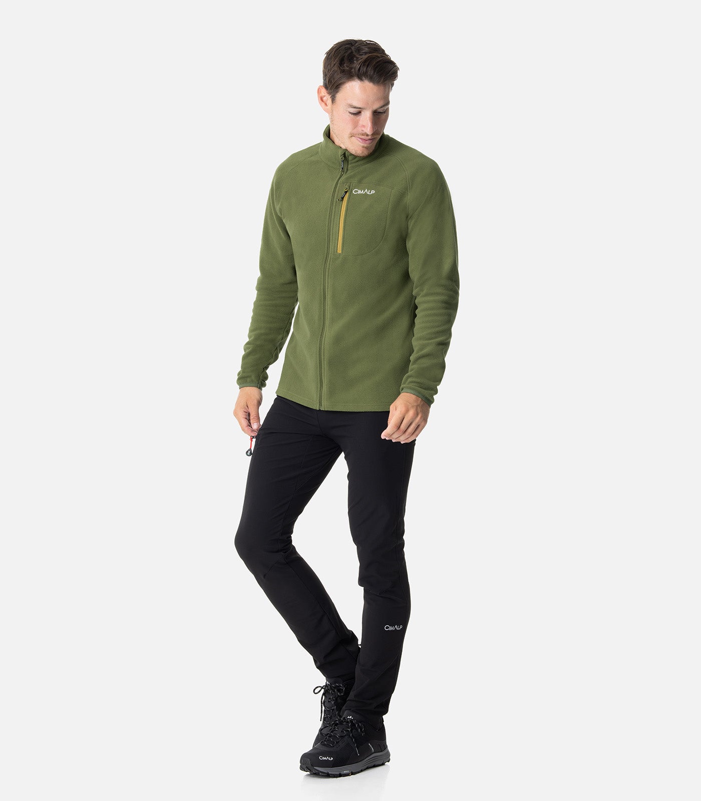 cimalp-artic-5-h-veste-polaire-homme-kaki-recycl-e image 3