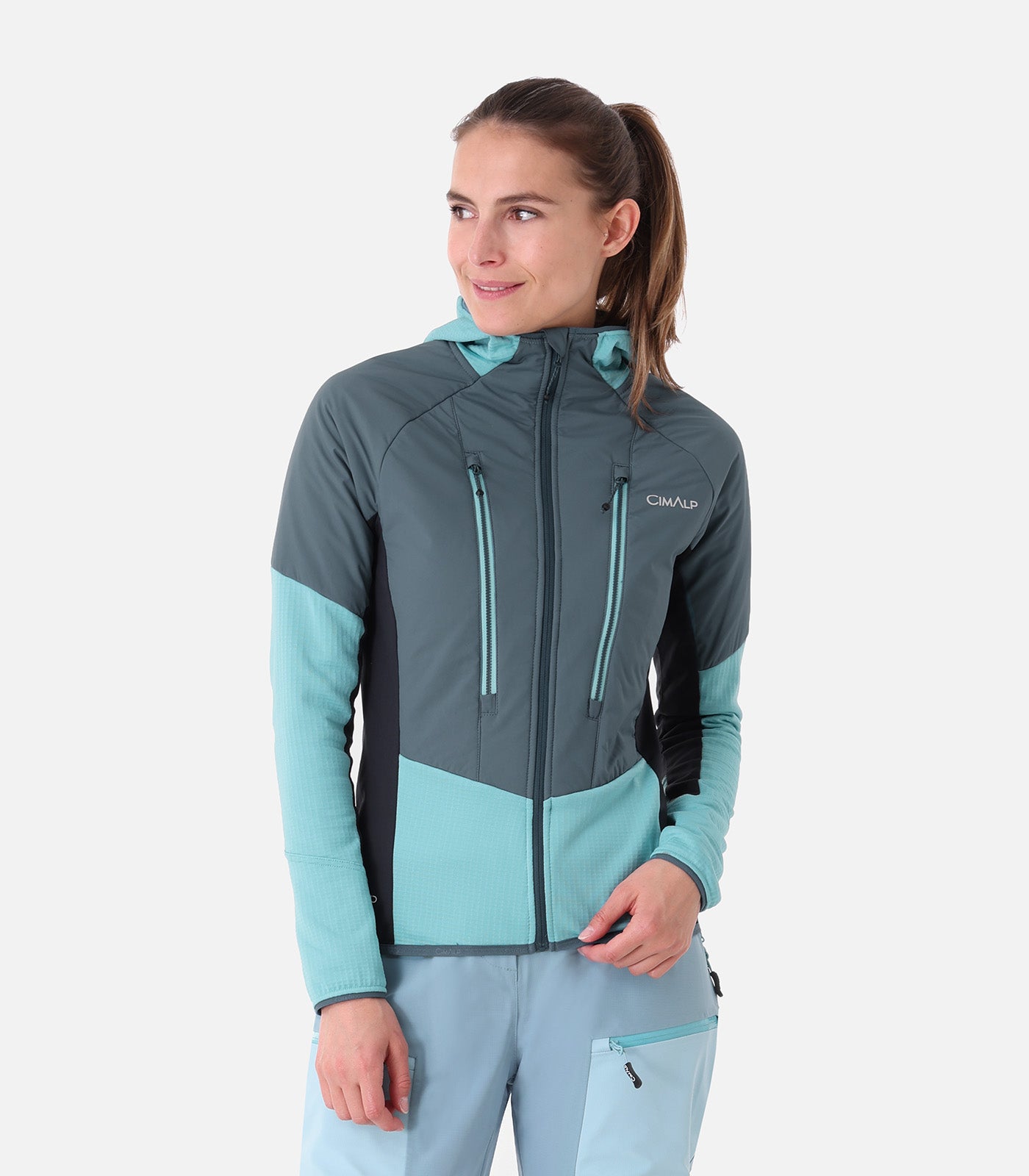 cimalp-bernina-2-f-polaire-primaloft-rouge-femme image 1