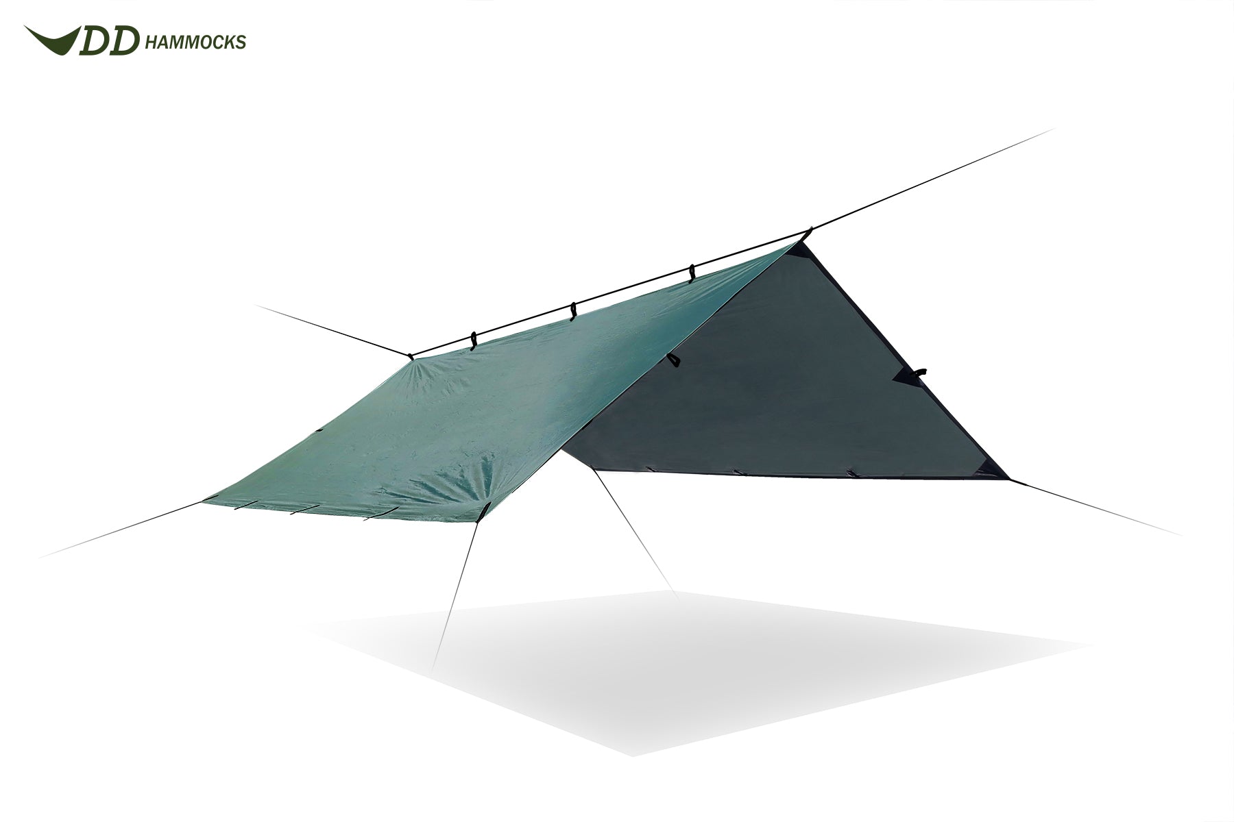 dd-hammocks-tarp-3x3-b-che-hamac-vert-olive image 2