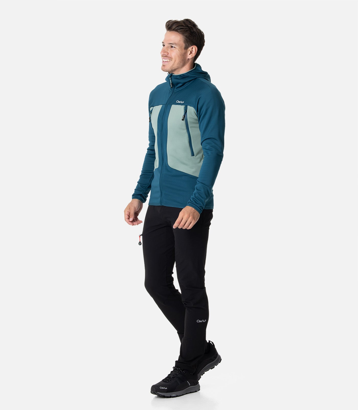 cimalp-whymper-2-h-polaire-homme-bleu-vert-respirante image 3