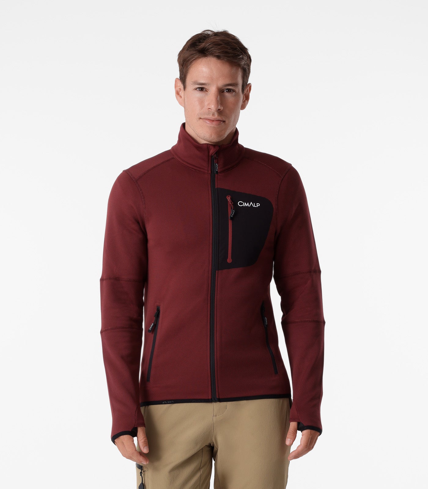 cimalp-brevent-2-h-veste-polaire-homme-marine-stretch image 1