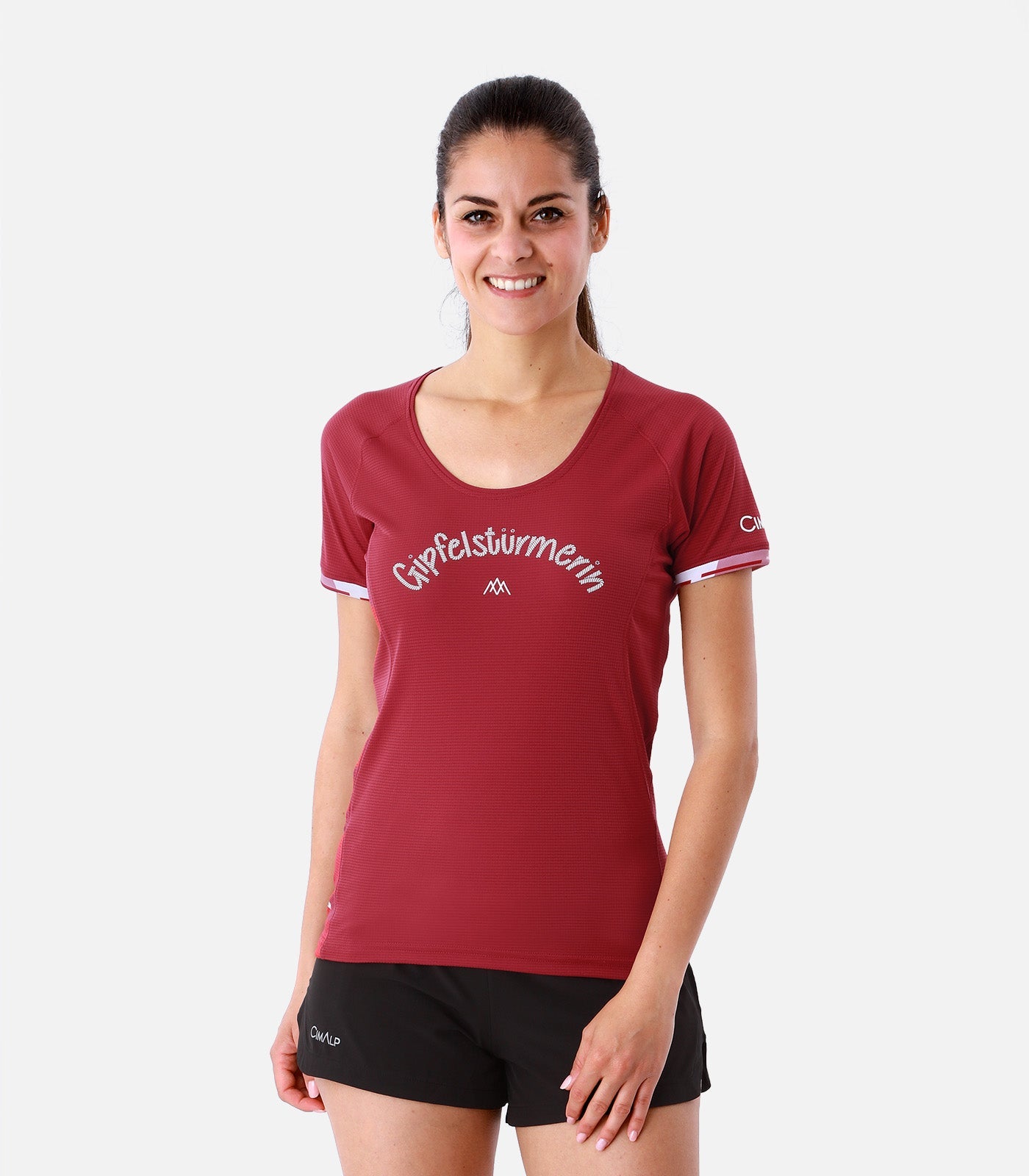 cimalp-german-montagnard-t-shirt-trail-femme-blanc-75g image 7