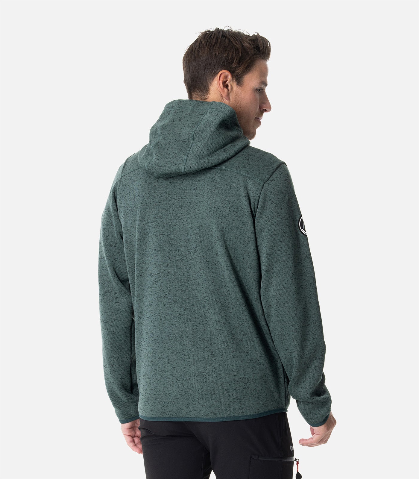 cimalp-vercors-4-h-veste-polaire-homme-vert-aspect-laine image 8