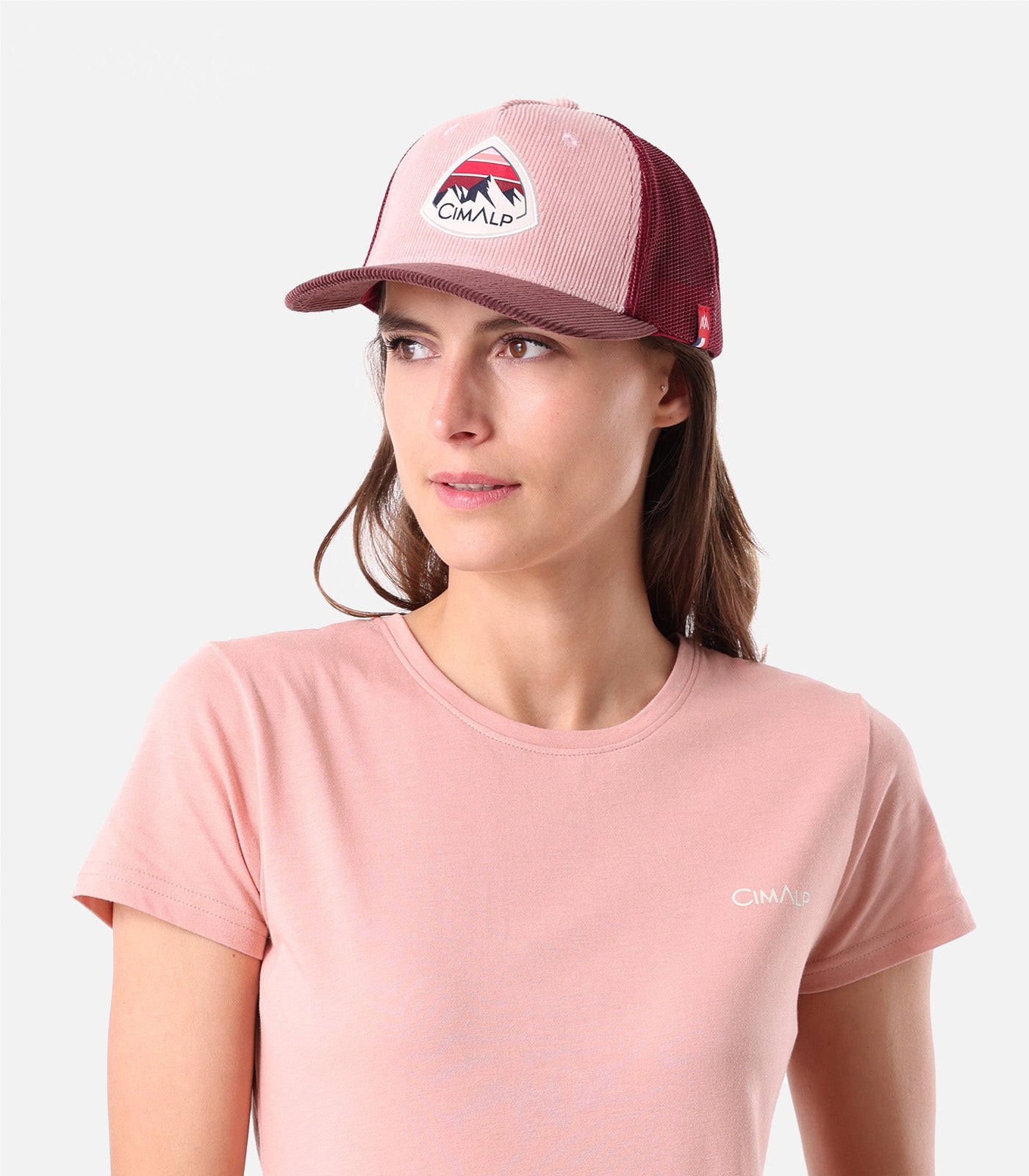 cimalp-map-3-t-shirt-rando-femme-rose-coton-upf-30 image 5