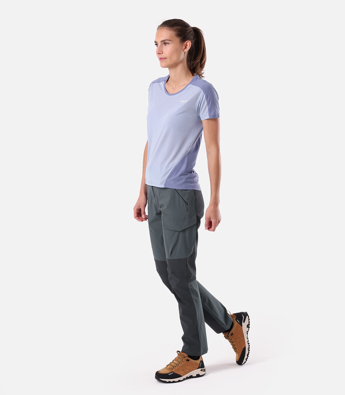cimalp-elena-f-bicolore-t-shirt-rando-vert-canard-l-ger image 2