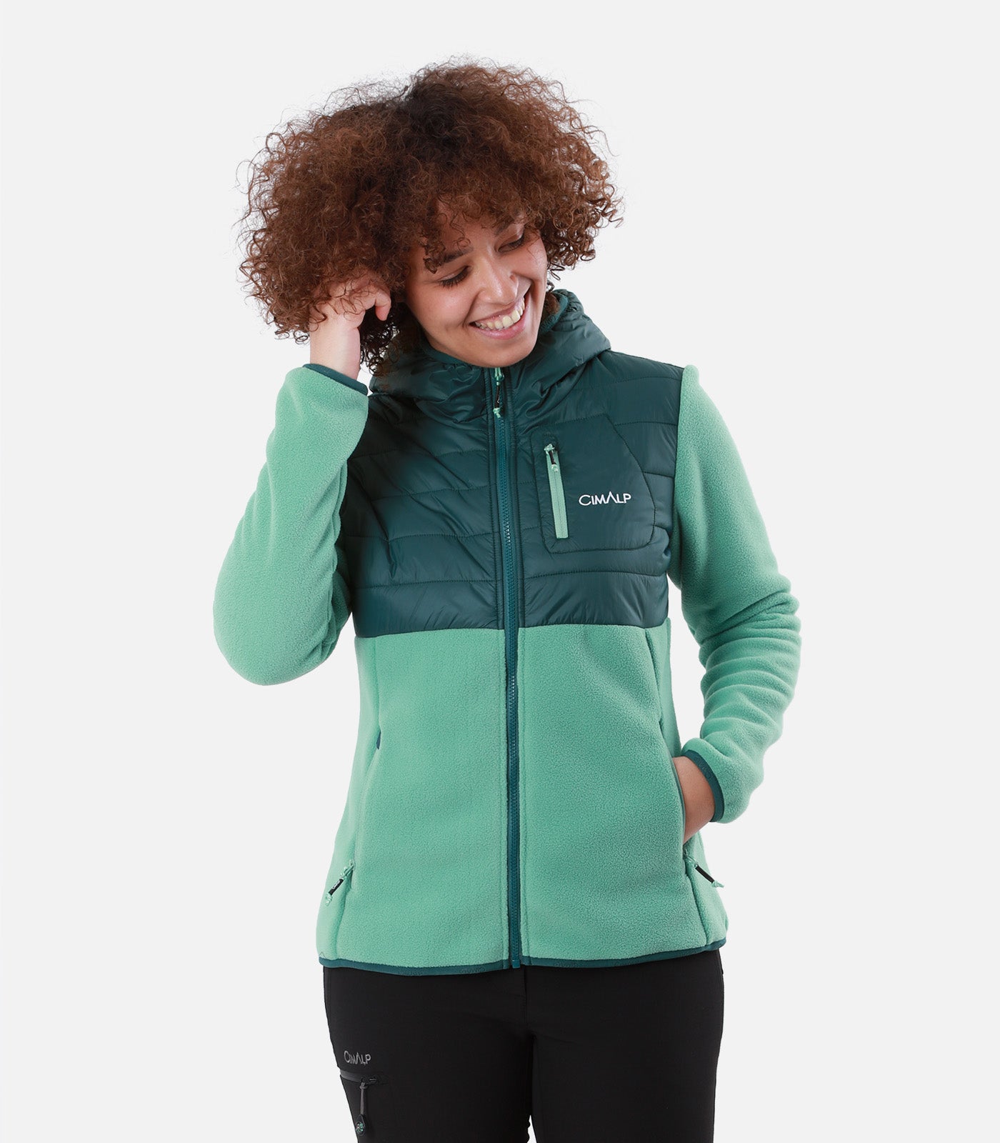 cimalp-charvet-f-veste-polaire-femme-ciel-laine-m-rinos image 8