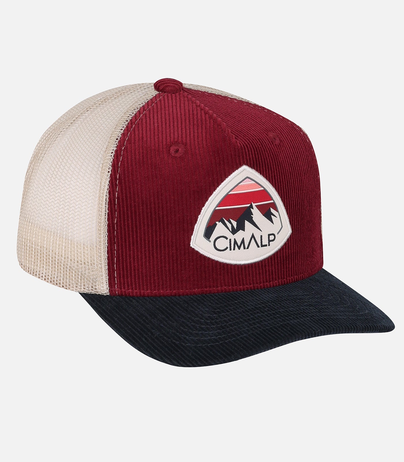 cimalp-trucker-cap-velours-casquette-vert-olive image 1