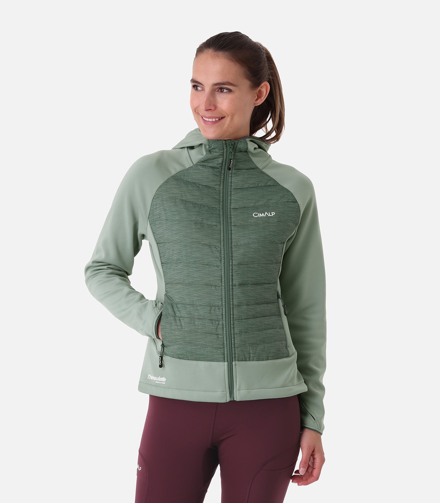cimalp-chani-2-f-veste-polaire-femme-framboise-hybride image 7