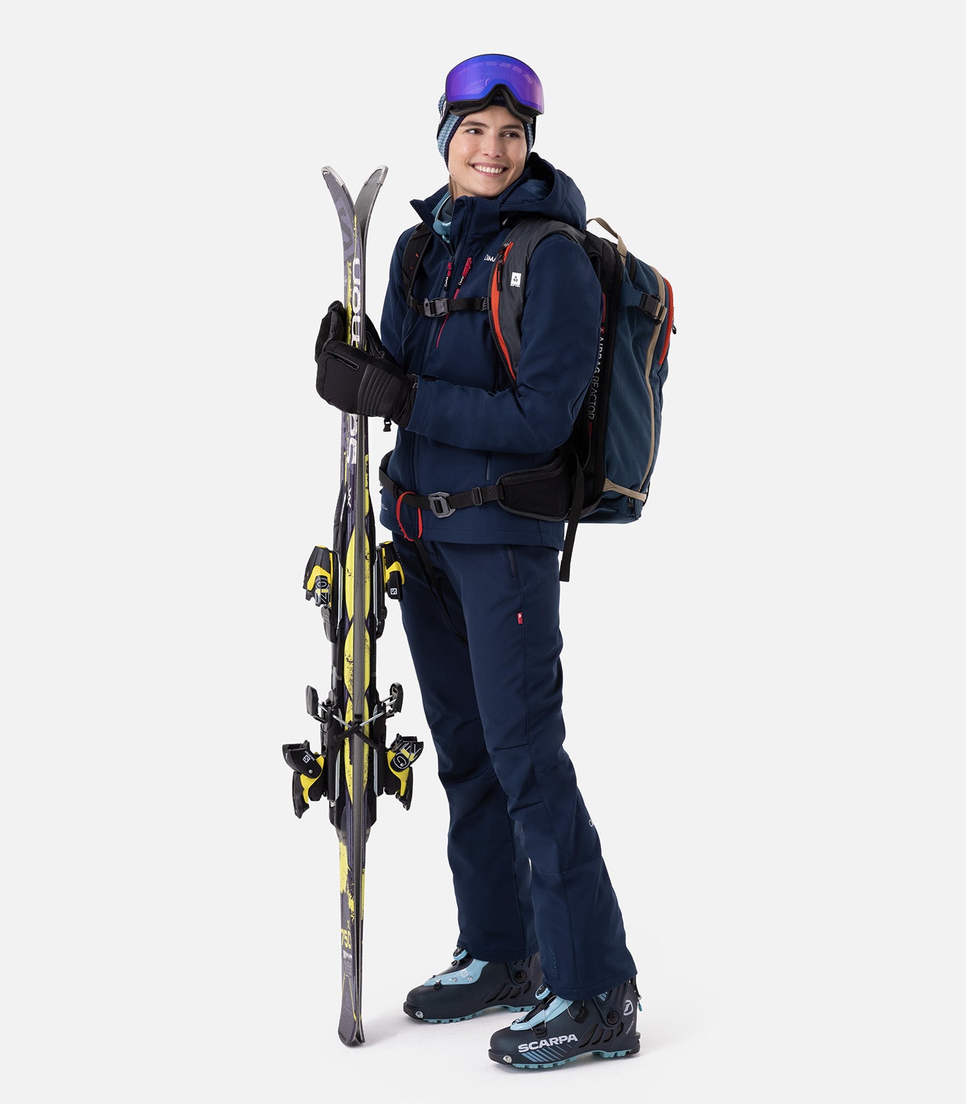 cimalp-gervais-2-f-veste-ski-femme-bleu-canard-softshell-chaude image 3
