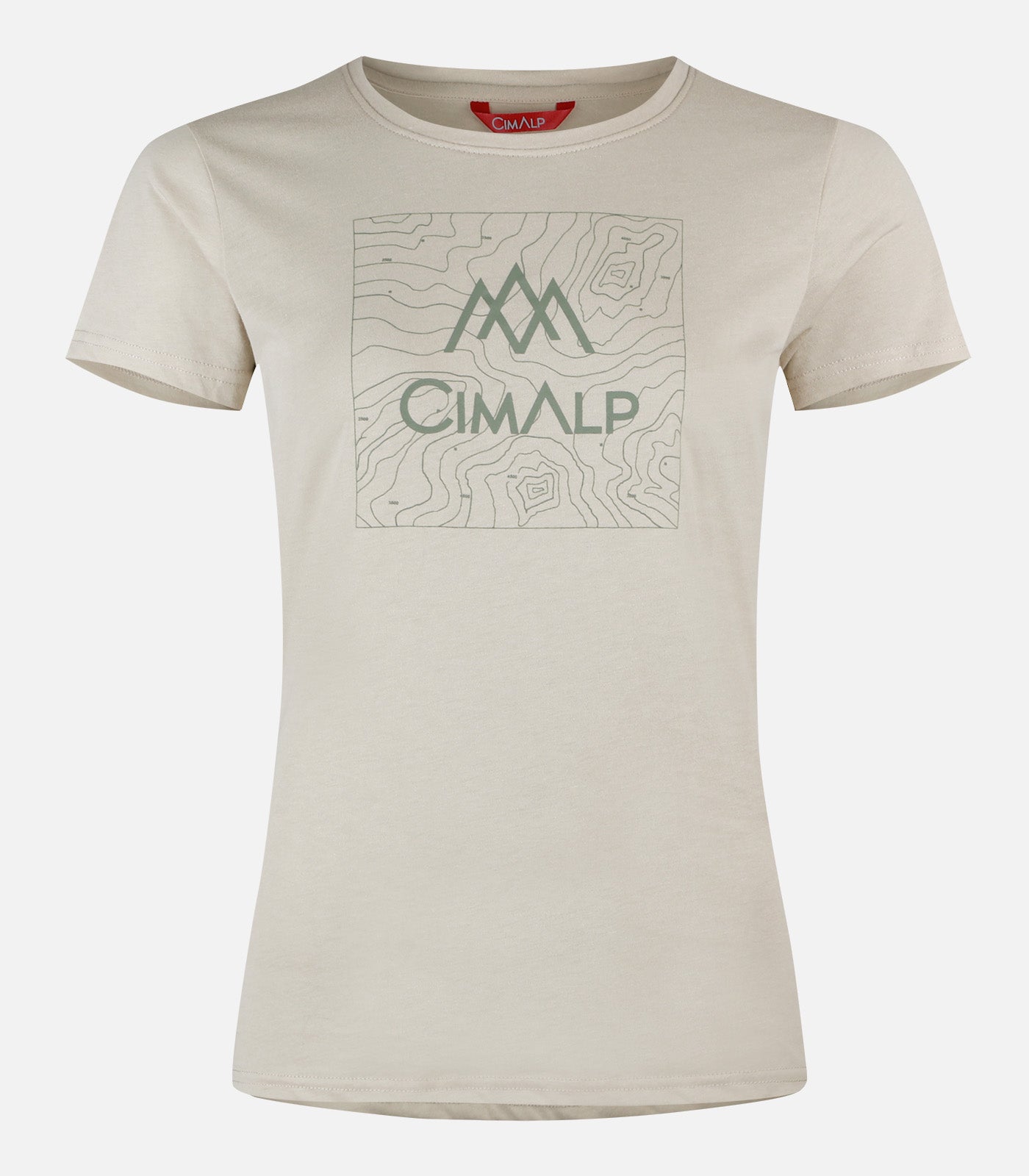 cimalp-map-2-f-t-shirt-rando-femme-beige-anti-uv image 2