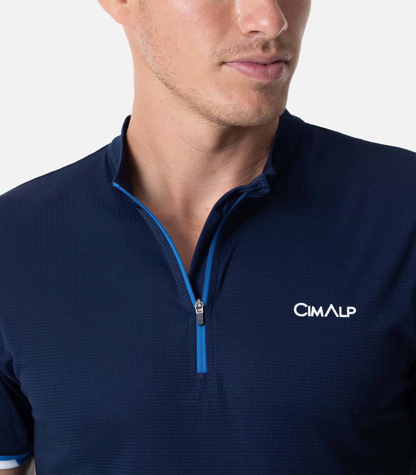 cimalp-faraut-h-t-shirt-trail-homme-marine-demi-zip image 6