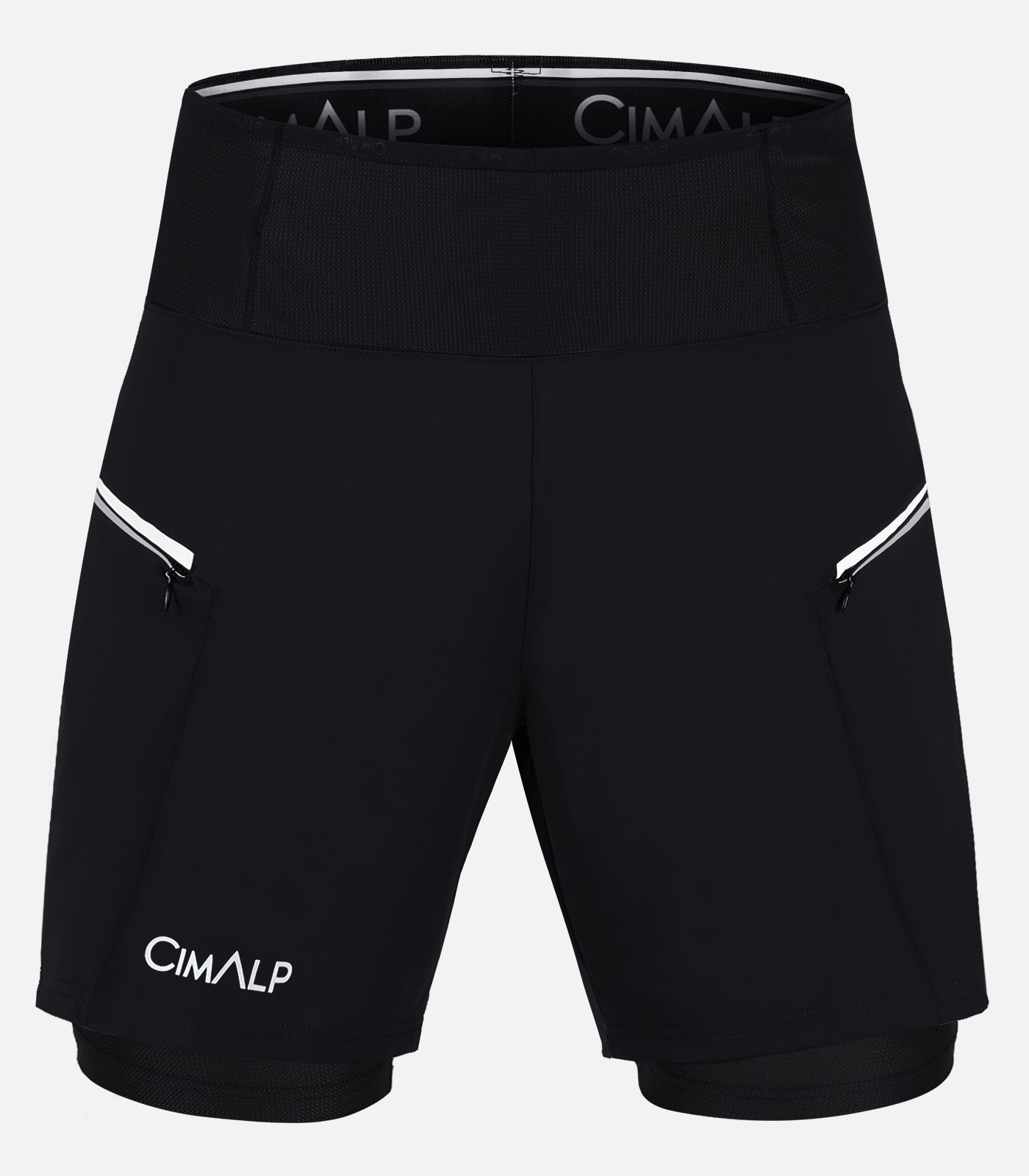 cimalp-aoste-2-h-short-trail-noir-stretch-homme image 2