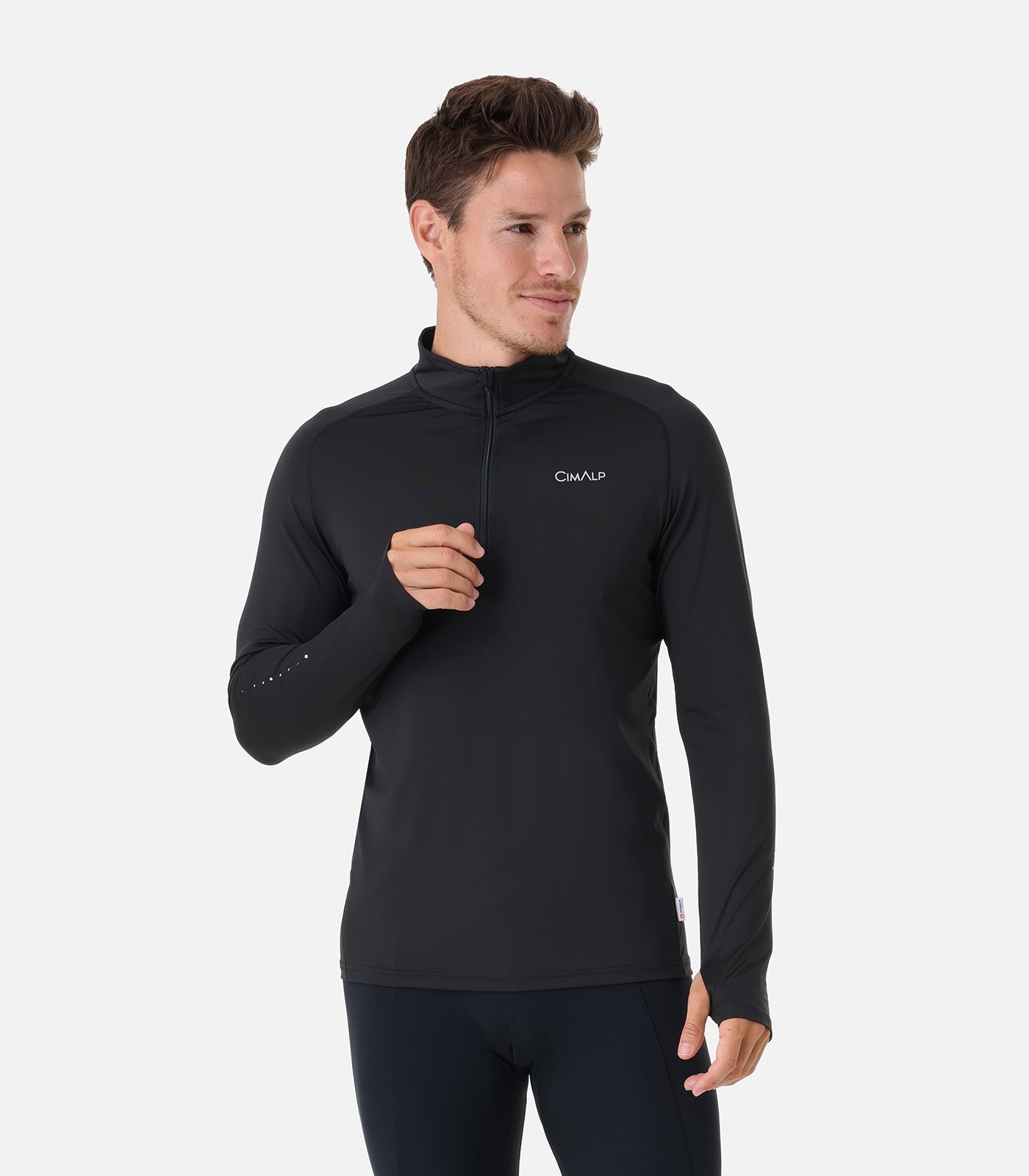 cimalp-argenti-res-h-t-shirt-trail-homme-noir-thermique image 1