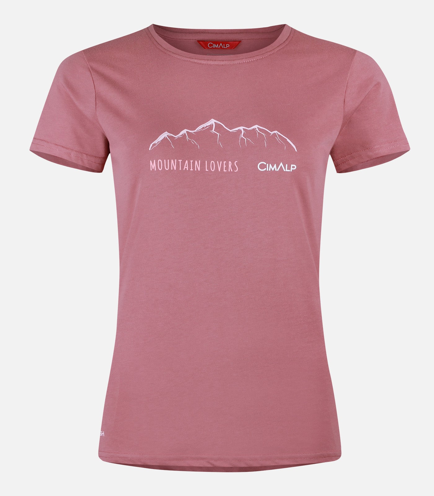 cimalp-mountain-2-f-t-shirt-randonn-e-femme-rose-anti-uv image 2