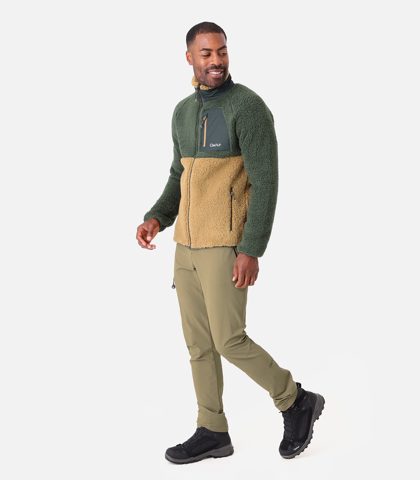 cimalp-refuge-2h-veste-polaire-homme-sapin-chaude image 8
